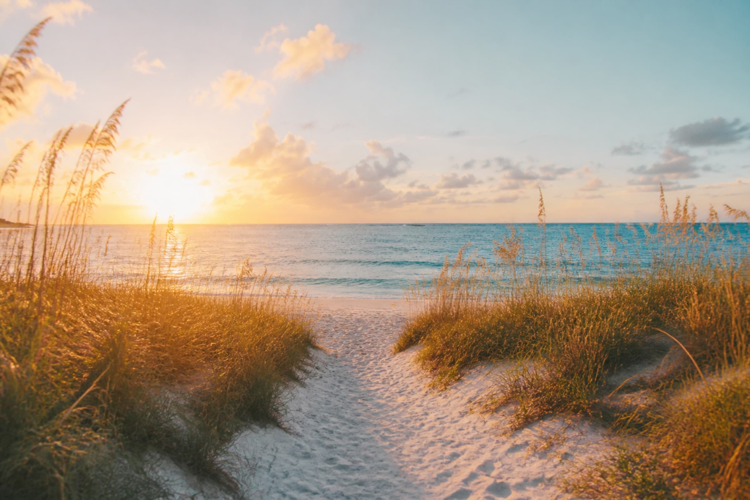 Sea-oat path to the Gulf near Destin